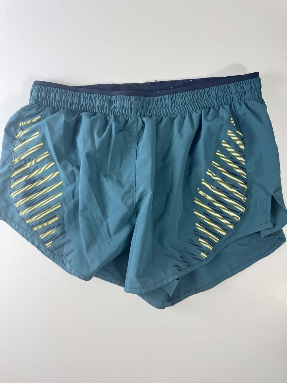 Nike Tempo Lux Runway Women's Dri-FIT Running Shorts Teal Blue